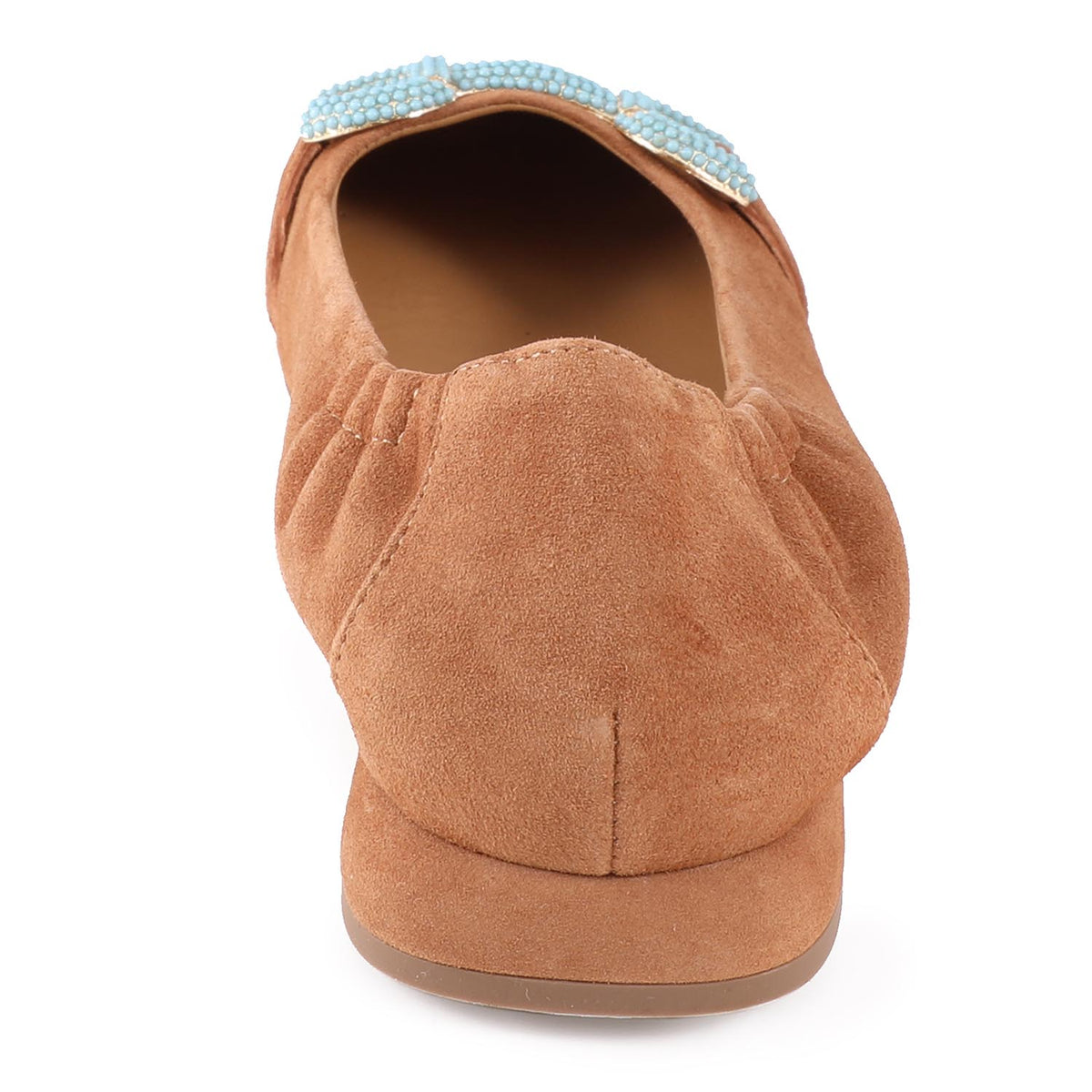 Ribadesella Suede Leather Ballerina