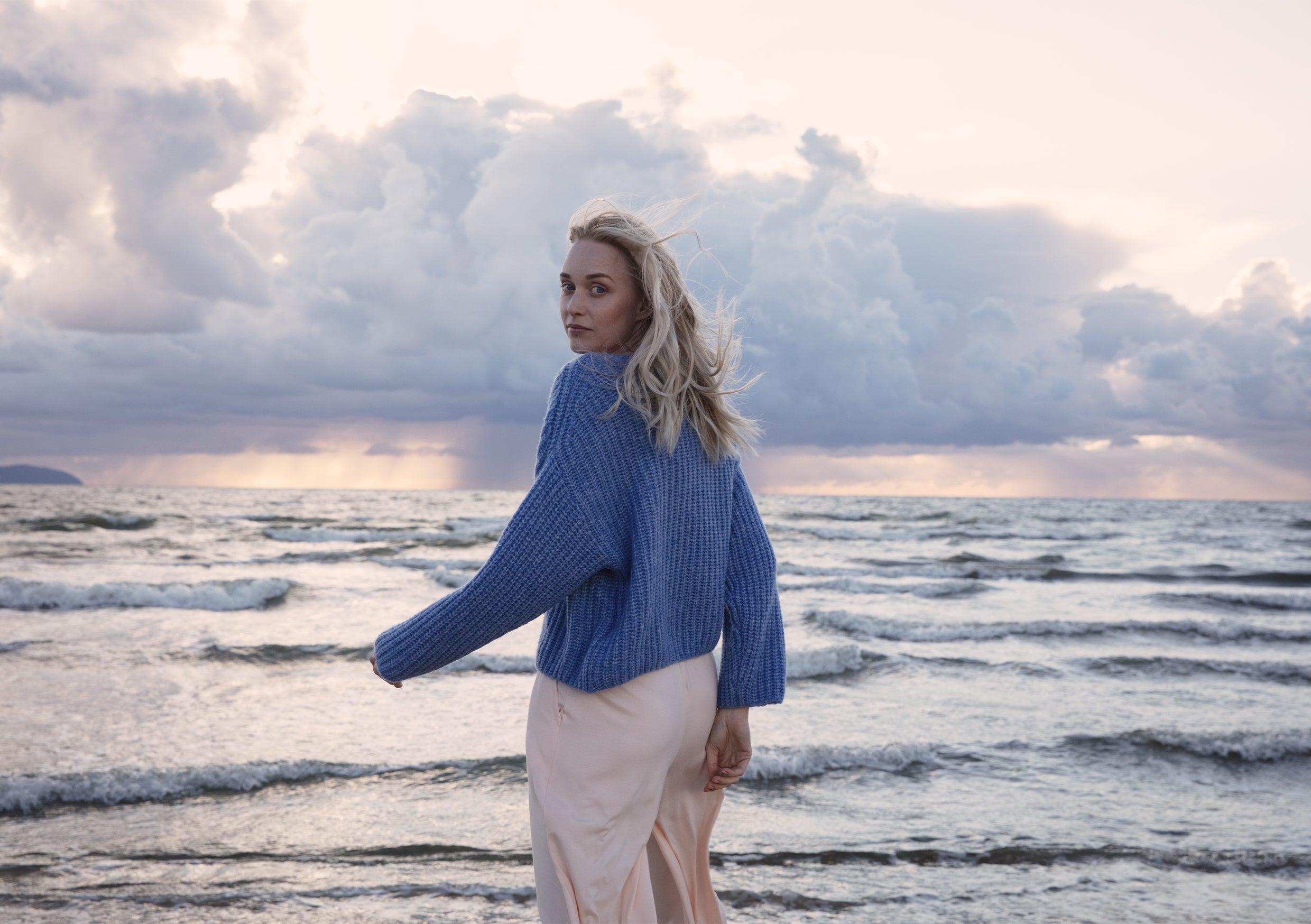 Jacquard Gradation Knit Sweater - ORANGE ⁄ S wind and sea SEA 