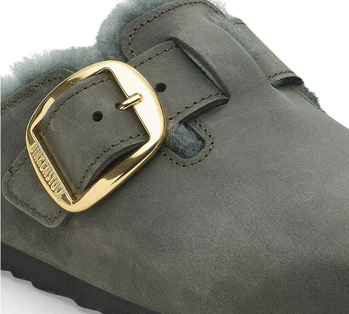 Boston Big Buckle Shearling Thyme