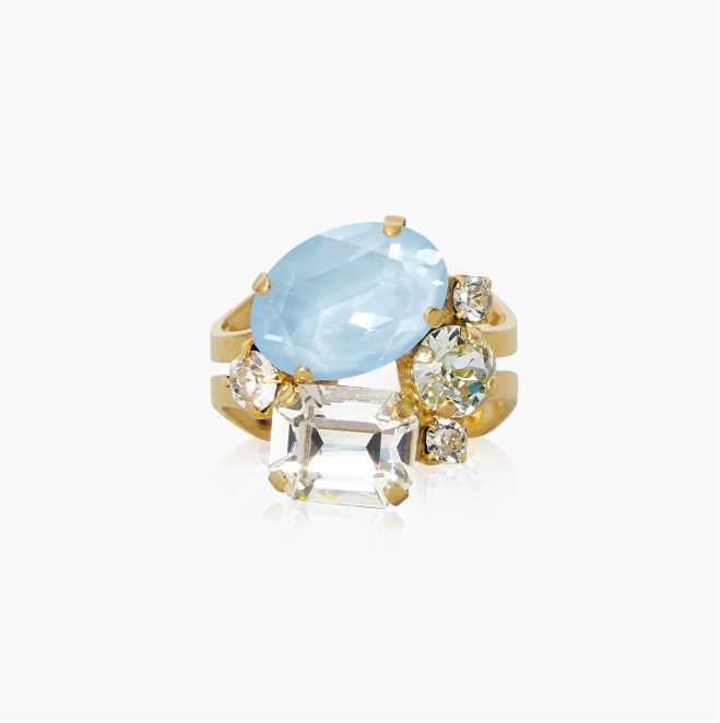 Sky Ignite Mini Carolina Ring Gold