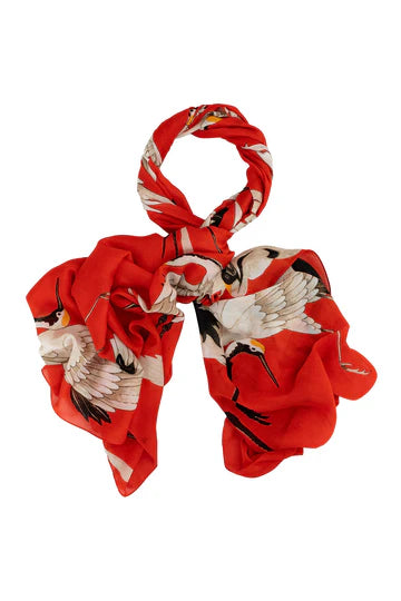 Stork Scarlet Scarf