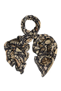 Susani Charcoal Scarf
