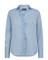 Sybel Satin Shirt Cashmere Blue