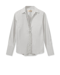 Sybel Satin Shirt White