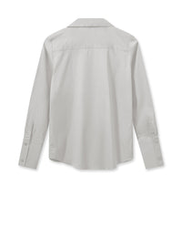 Sybel Satin Shirt White