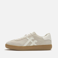 The Dash T Toe Suede Trainers Hazy Taupe