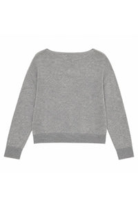 Maeva Boat Neck Sweater Light Grey
