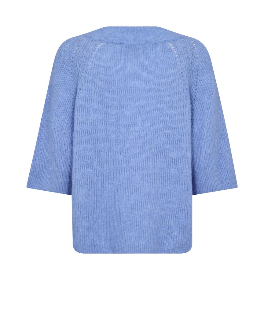Taci V-Neck Knit Hydrangea