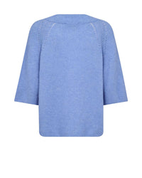 Taci V-Neck Knit Hydrangea