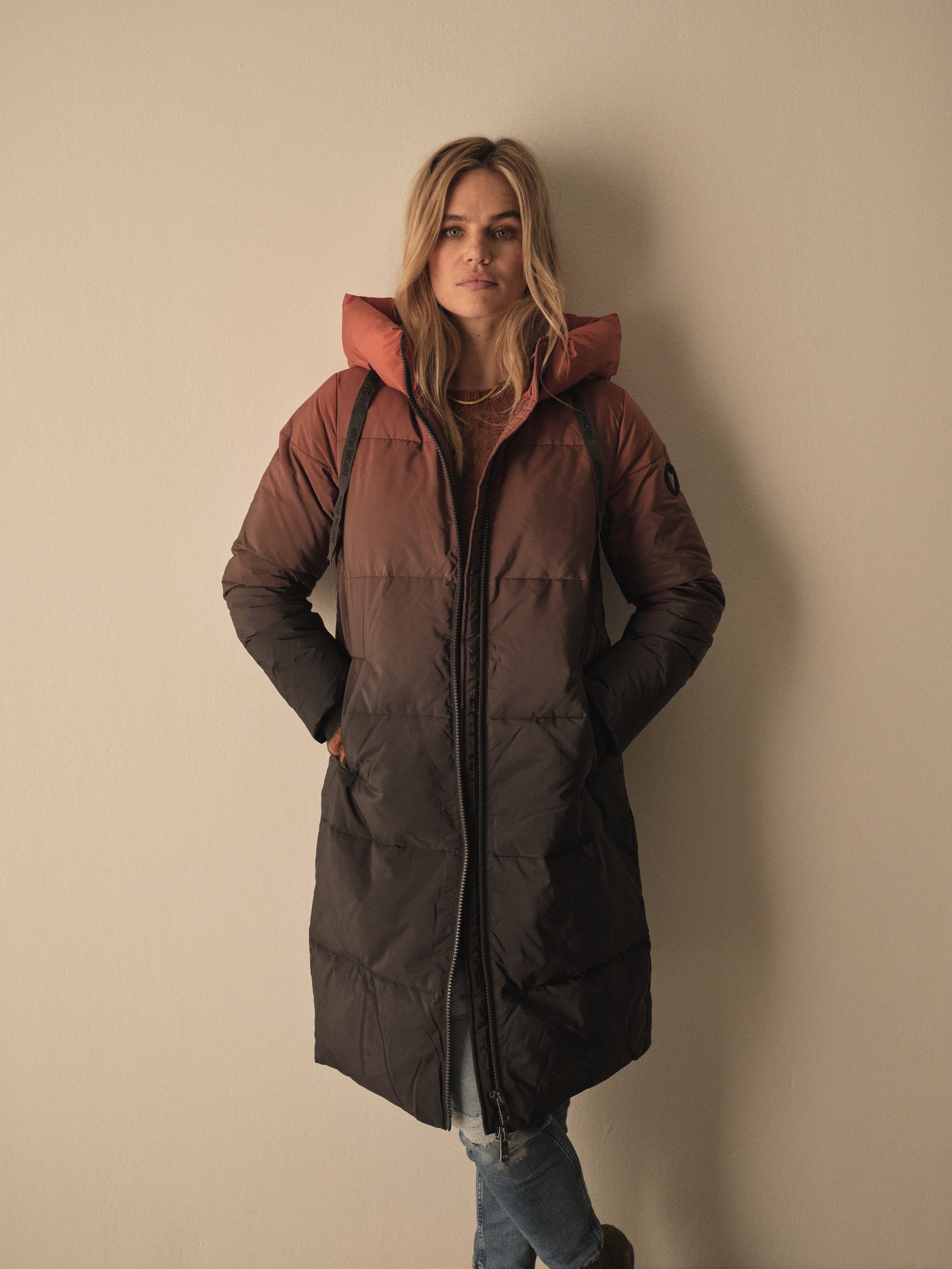 Ochre hotsell padded coat