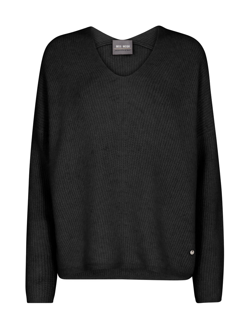 Thora V Neck Sweater Black