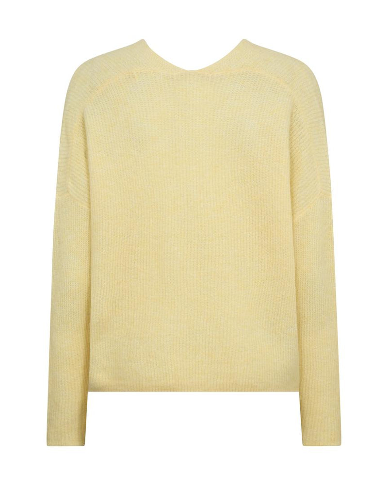 Thora V Neck Knit French Vanilla