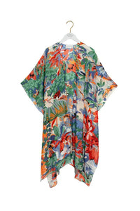 Tropicana Blue Throwover by One Hundred Stars available at The SHOE GALLERY