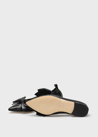 Zoe Leather Ballet Flat Black