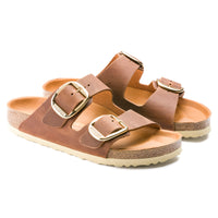 Arizona Big Buckle Congac Leather Sandal