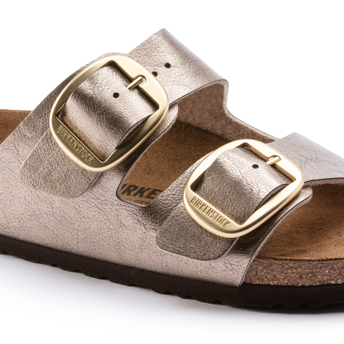 Arizona Big Buckle Graceful Taupe Sandal Birko Flor Sandals