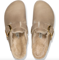 Boston Big Buckle Shearling Tabacco
