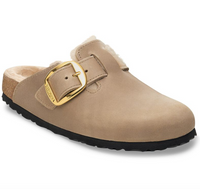 Boston Big Buckle Shearling Tabacco
