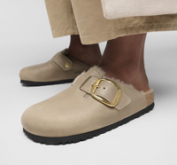 Boston Big Buckle Shearling Tabacco