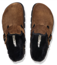 Boston Chunky Shearling Dark Tea