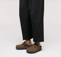 Boston Chunky Shearling Dark Tea