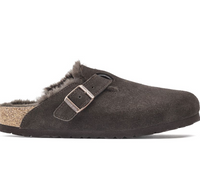 Boston Shearling Suede Leather Mocca