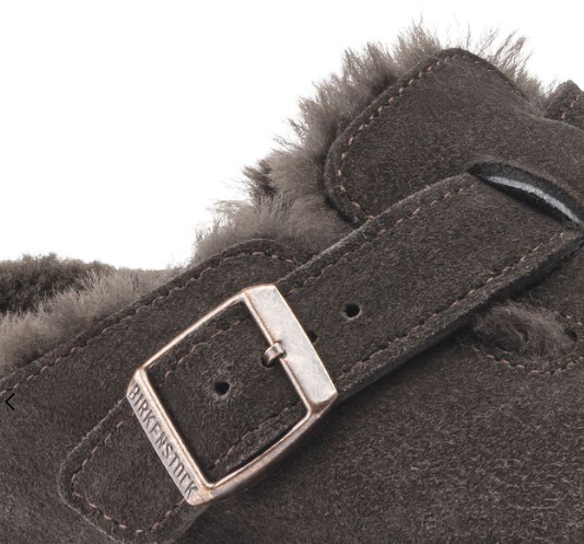 Boston Shearling Suede Leather Mocca