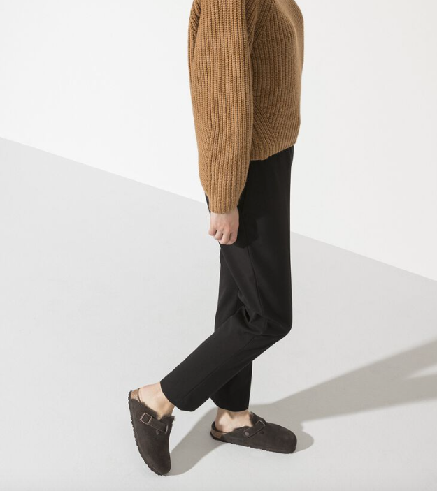 Boston Shearling Suede Leather Mocca