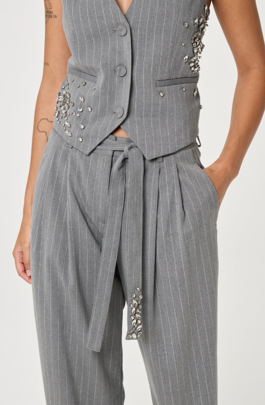 Charlie Trouser Grey Melange