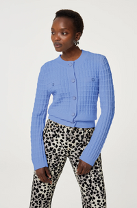 Chin Cardigan French Blue