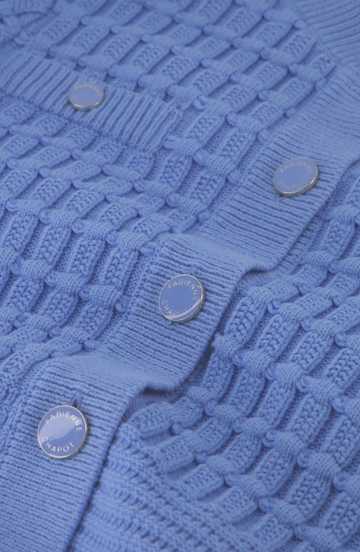 Chin Cardigan French Blue