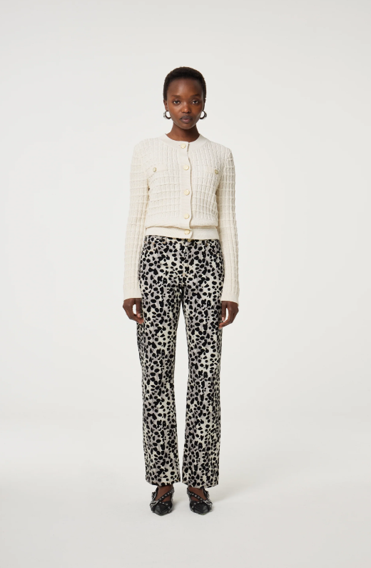 Chin Cardigan Cosy White