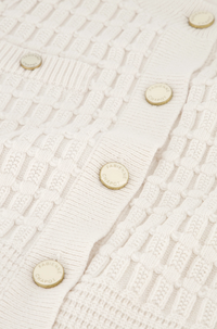 Chin Cardigan Cosy White