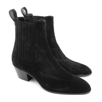 Cody Black Suede Western Chelsea Boot