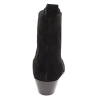 Cody Black Suede Western Chelsea Boot
