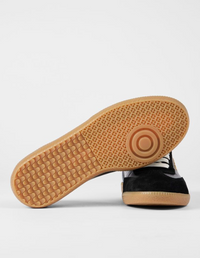 Como Black Leather Trainers