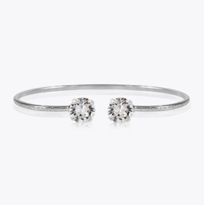 Crystal Classic Petite Bracelet Rhodium