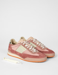 Dover Pink Satin Trainers