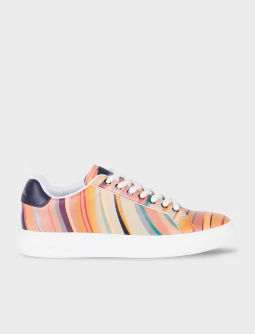 Soft Swirl Lapin Leather Trainer