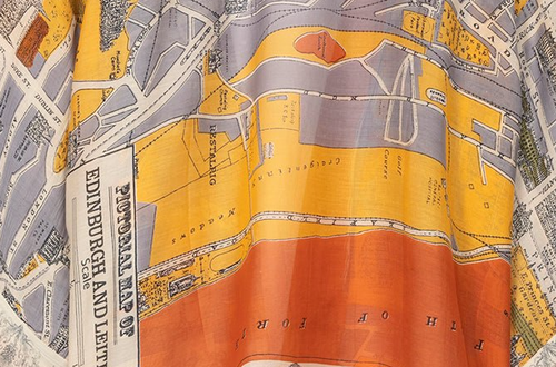 Edinburgh & Leith Map Scarf