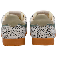 ELAN Suede Trainers Snow leopard/Caramel/Green