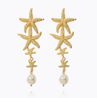 Falling Sea Star Earrings