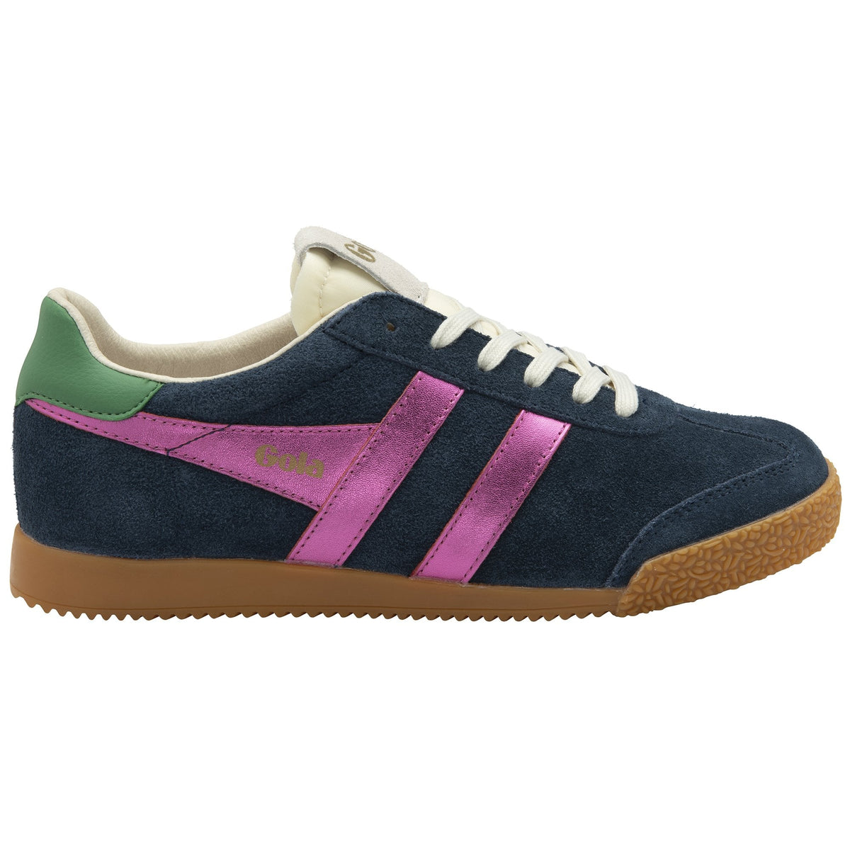 Gola Women's Elan Glitz Trainer Navy/Fuchsia/Emerald
