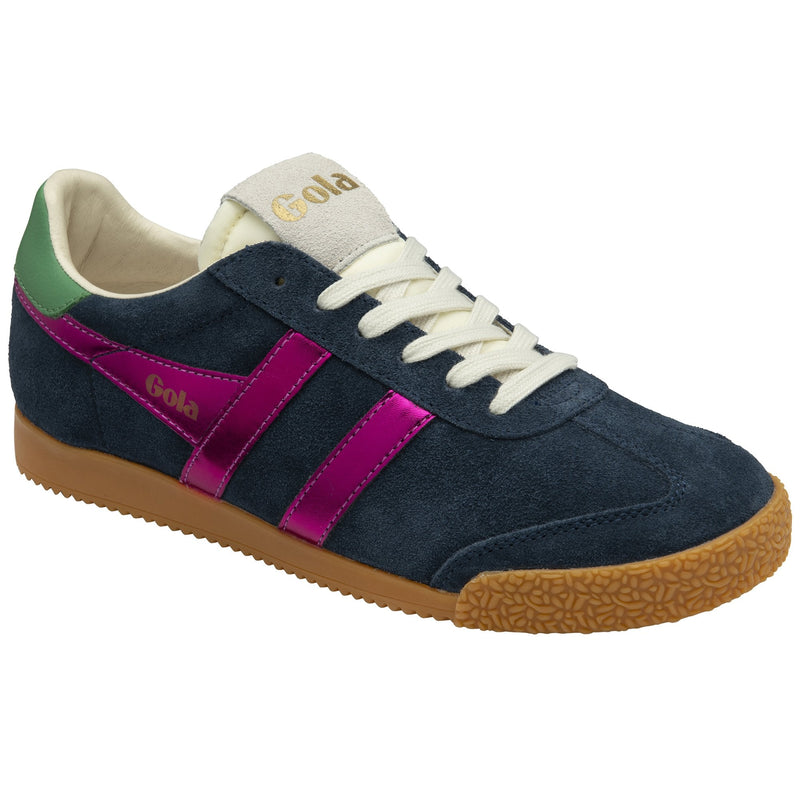Gola Women's Elan Glitz Trainer Navy/Fuchsia/Emerald