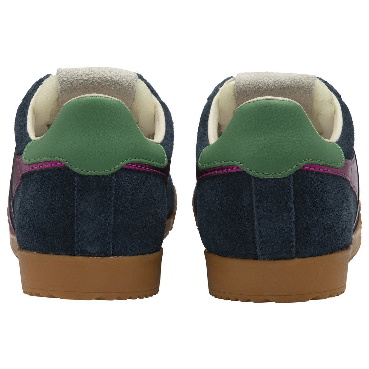 Gola Women's Elan Glitz Trainer Navy/Fuchsia/Emerald
