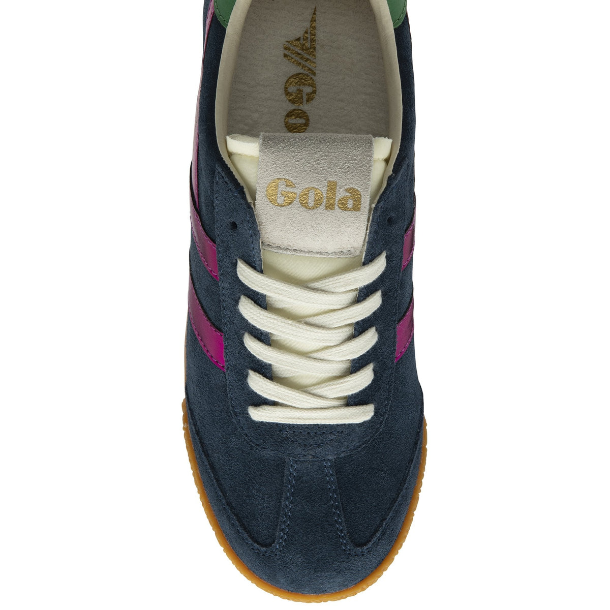 Gola Women's Elan Glitz Trainer Navy/Fuchsia/Emerald