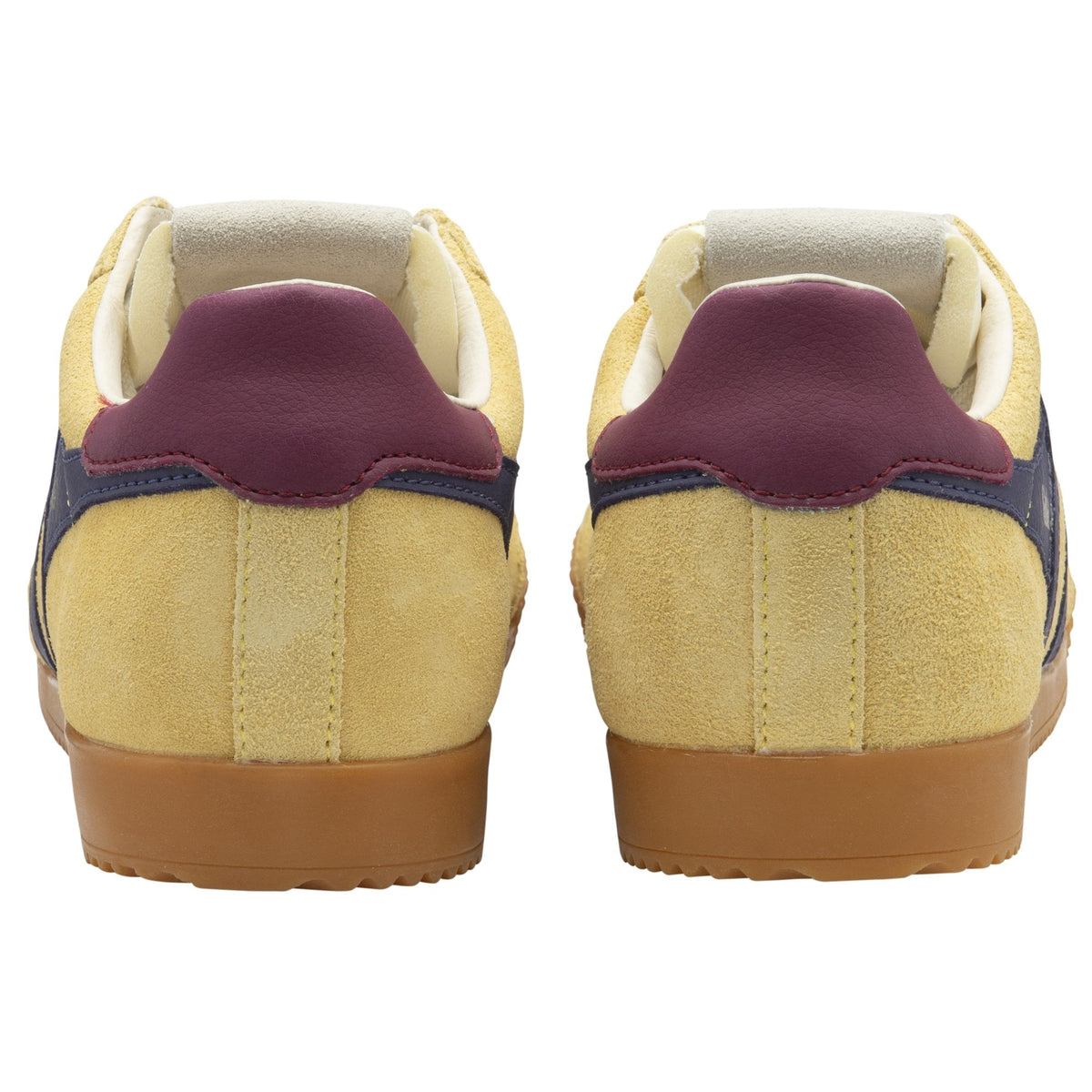 ELAN Suede Trainers Pollen/Plum/Cerise