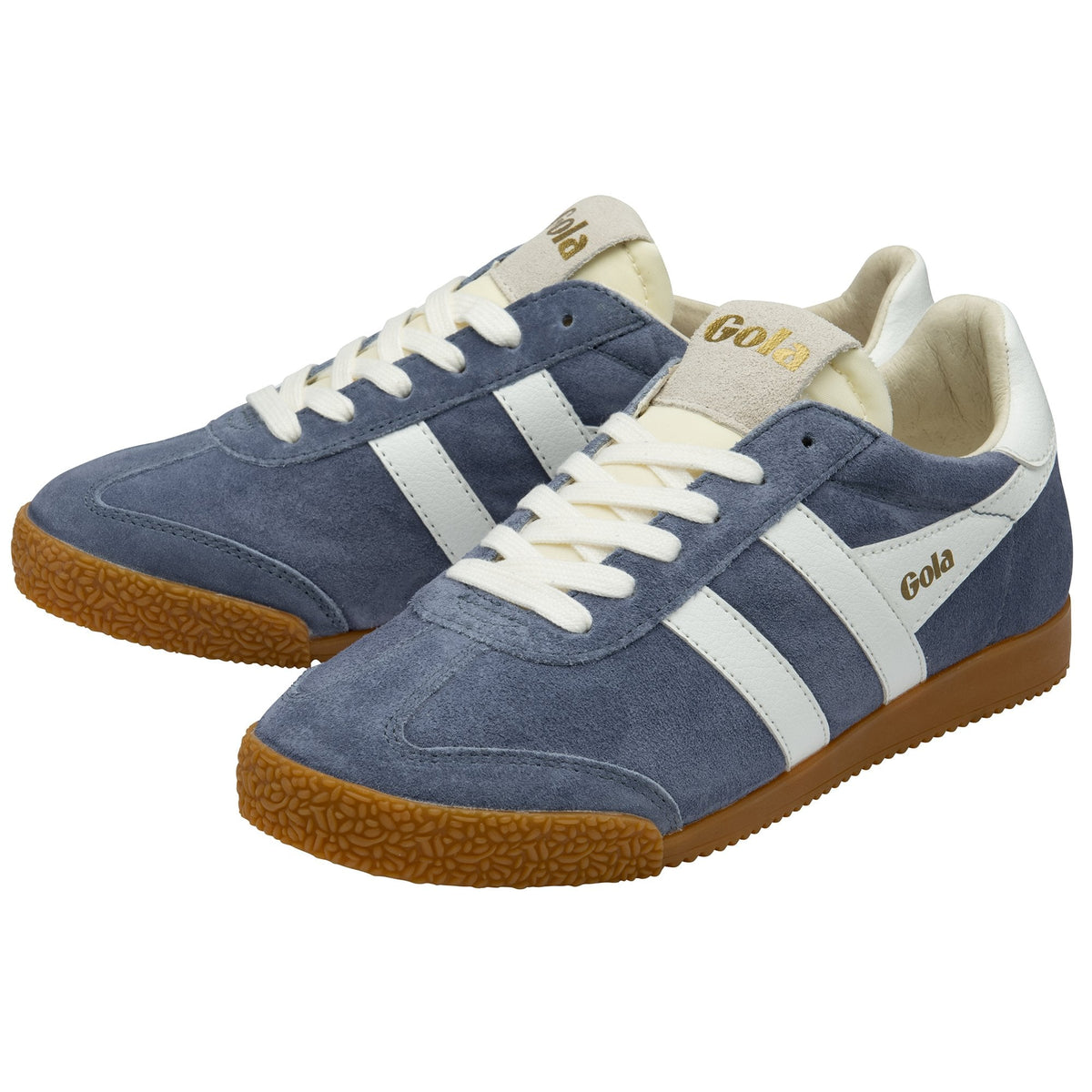 ELAN Suede Trainers Moonlight/White