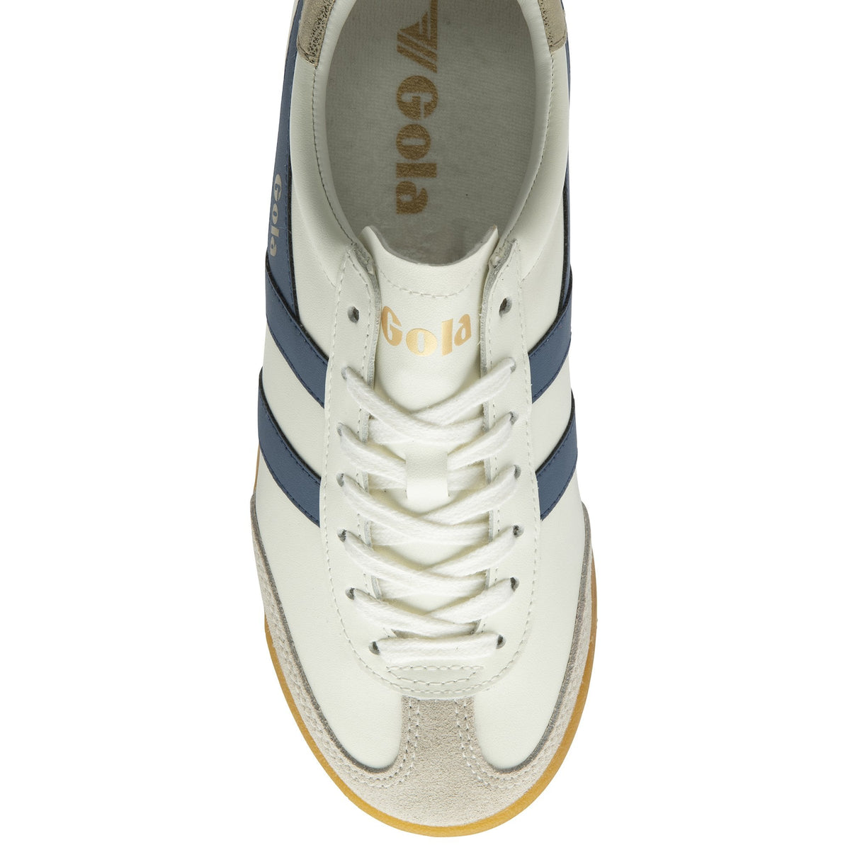 TORPEDO Leather Trainers Off white/Moonlight/Gold