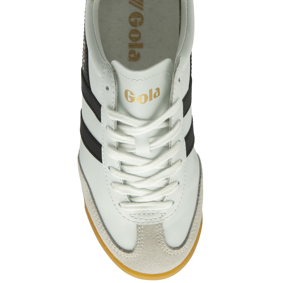 TORPEDO Leather Trainers White/Black/Lemon